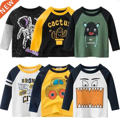 Kids T-shirts 100% Cotton Monster Astronaut Baby Boys Girls