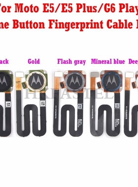 For Motorola Moto E5 / E5 Plus / G6 play Touch ID Home Retu