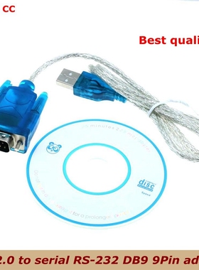 High quality USB 2.0 to serial RS-232 DB9 9Pin adapter conve
