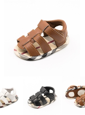 Summer neonatal semi-plastic sole toddler infant girl shoes