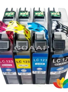 4pcs Compatible LC121 LC 123 LC123 ink cartridge For Brother