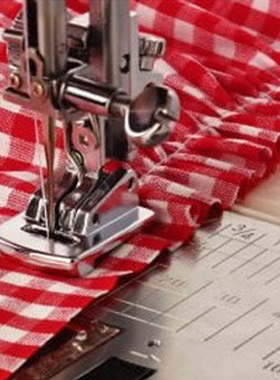 Sliver Rolled Hem Curling Presser Foot For Sewing Machine