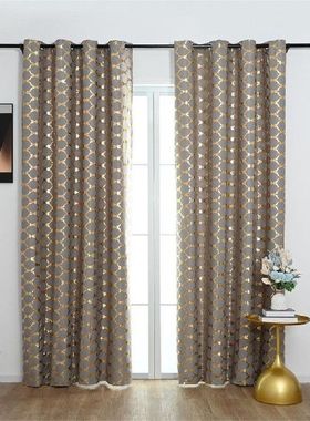Nordic Window Curtain Exquisite Lightproof Polyester