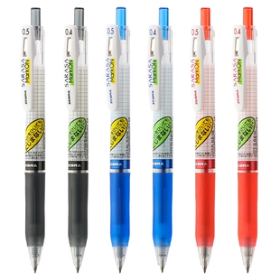 Zebra JJ77 SARASA MARK ON Gel Pens Non-Blooming Not Fuzzy Pe