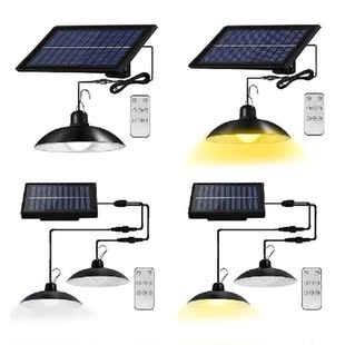 Solar Pendant Lights Remote Control Outdoor Indoor Wall