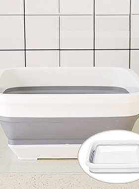 Silicone Bucket Folding Camping Washbasin Foldable Basin Fi