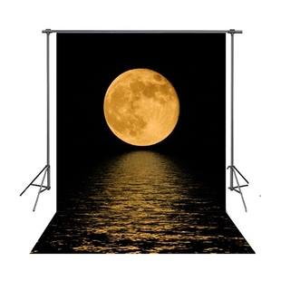 Backdrop Moon Landscape Beautiful Photography Scenery Party