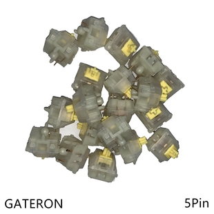 Gateron 5Pin Milky Yellow Switches black red brown blue clea
