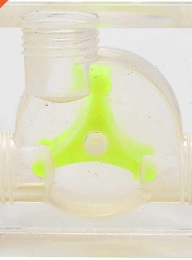 PC Water Cooling System Acrylic Three Way Visual Flow Indica