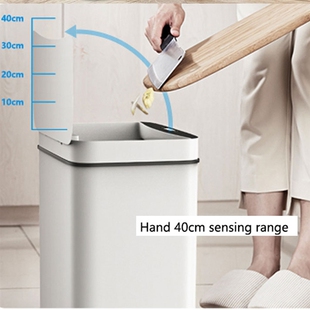 Trash Automatic Smart Sensor Trash Can Garbage Bin Touchles
