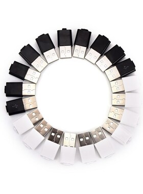 10pcs/lot white/black DIY USB Male Assembly Adapter Connecto