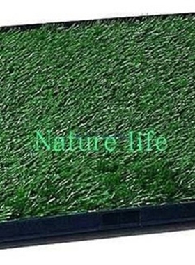 Pet Potty Grass Mat Dog Puppy Training Pee Patch Pad+Tray