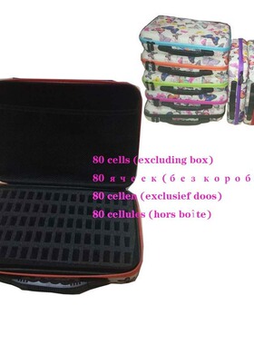 7colors 80pcs diamond painting bag without drill box Butter