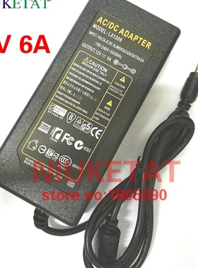 1pcs 12V 6A 12V6A AC100V-240V LED light power adapter LED Po