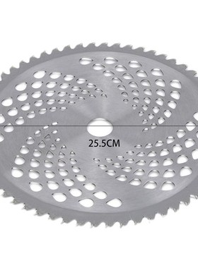 80/60 Teeth Stainless Steel Grass Trimmer Head Rounded Edge