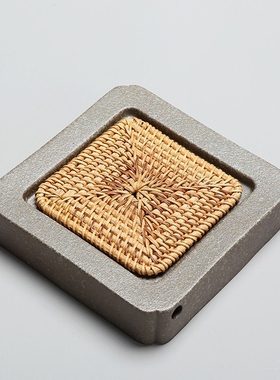 black crockery ceramic teapot trivets chinese teapot holder