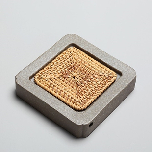 black crockery ceramic teapot trivets chinese teapot holder