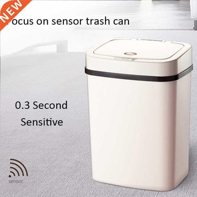 Touchless Trash Can Automatic Sensor Dustbin Battery ABS Pl