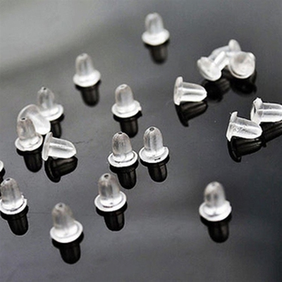 2019 Fashion 100PCS/set Silicone Earring Back Stopper Flower