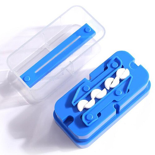Portable Pill Cutter Splitter Divide Medicine Storage Table
