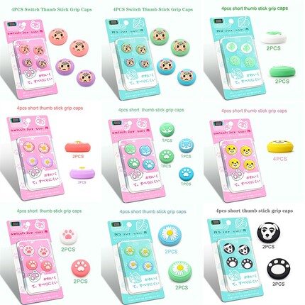 Cute Controller Thumb Grip Cap For Nintendo Switch Lite Joys