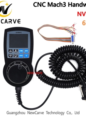 NVMPG Mach3 6 Axis Handwheel MPG Pendant Manual Pulse Gener