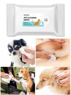 Pets Dog Wipes Cleaning Deodorizing Grooming Wipes
