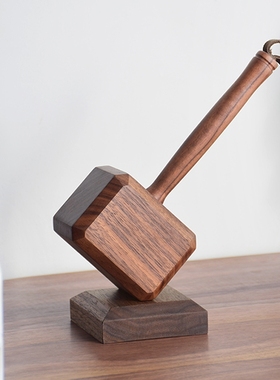 Abrebotellas multifunción de nogal para decoraci&oacu