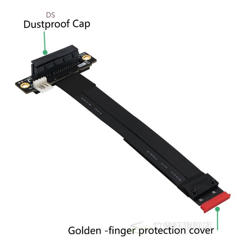 Riser PCIe x4 3.0 PCI-E 4x To M.2 NVMe M Key 2280 Riser Card
