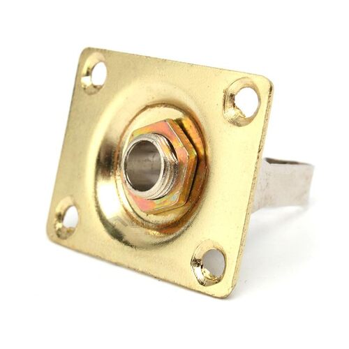 Square Style Jack Plate Guitar Bass Jack 1/4 Output Input Ja