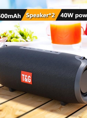 TG118 Portable Bluetooth Speaker 40W High Power Wireless Col