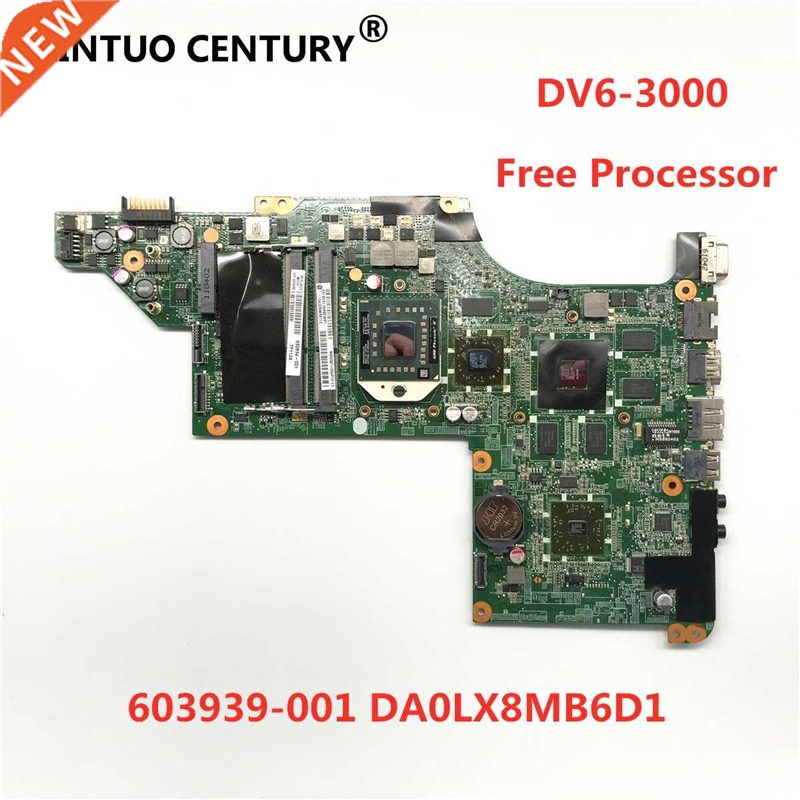 603939-001 DA0LX8MB6D1 main board FOR HP PAVILION DV6 DV6-3