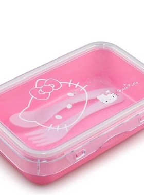 Cartoon Hello Kitty Lunchbox Bento Lunch Box Food Fruit Stor