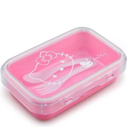 Cartoon Hello Kitty Lunchbox Bento Lunch Box Food Fruit Stor