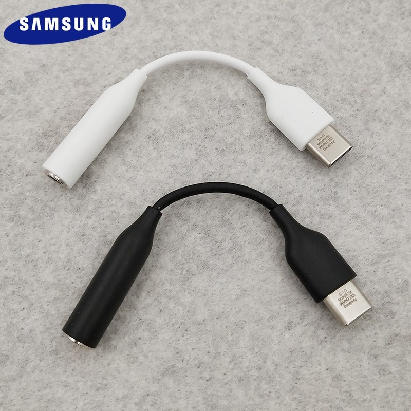 Original SAMSUNG Earphone Jack Adapter Type C To 3.5mm Head