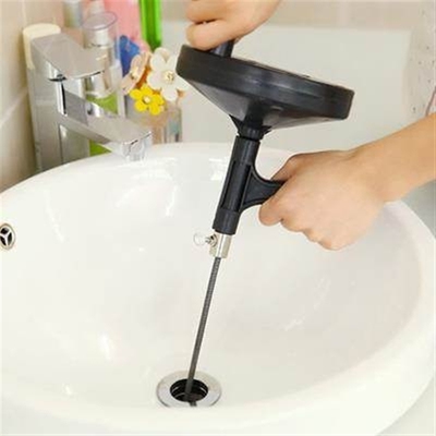 Drain dredge toilet tool household kitchen with one shot
