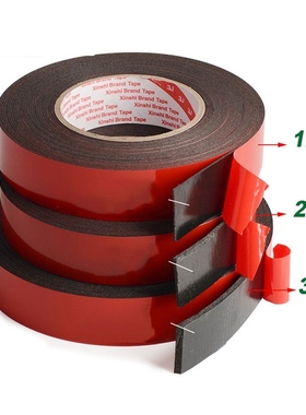 1-3mm thickness Super Strong Double Faced Adhesive foam Tape