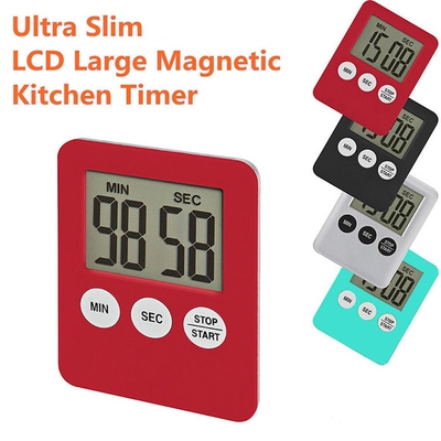 Kitchen Mini Digital Counter Timer Cooking LCD Large Magnet