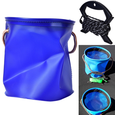 1Pcs Portable Camping Hiking Fishing Bucket Tackle Tools