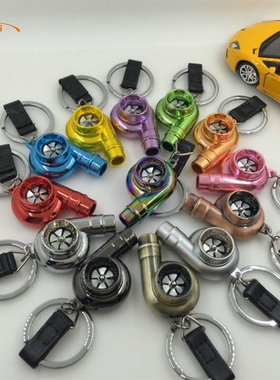 High quality metal Turbo Keychain Keyring For Audi Sline RS