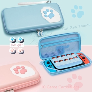 Cute Cat Paw Bag for Nintendo Switch Console Accessories Ca