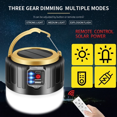 280W Solar Camping Light USB Rechargeable Super Bright Searc