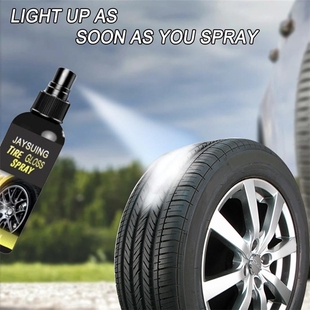 Tyre Gloss Spray Tire Glazing Keep Tire Black Rubber Protect