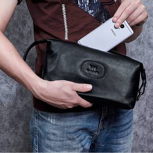 Leaves For Handbags Wallet Wmnuo Clutch Genuine Men Leather