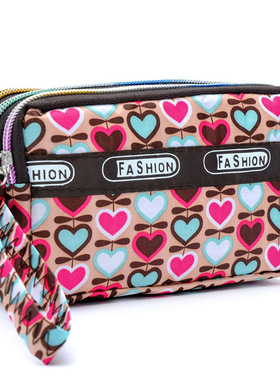 Fashion Women Wallet  Fabric Zipper Lady Purses Moneybags Fl