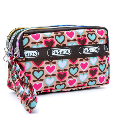 Fashion Women Wallet  Fabric Zipper Lady Purses Moneybags Fl