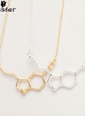 10pcs/lot Serotonin Molecule Pendants Necklace Chemistry Ch