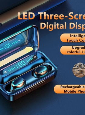 TWS Wireless Bluetooth 5.0 Earbuds LED Display In ear Earph