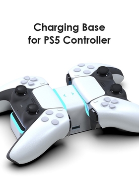 For PS5 Controller Charger Dual USB Fast Charging Dock Stati