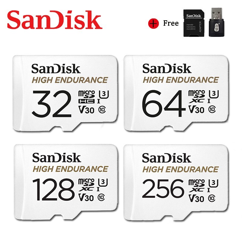 SanDisk Memory Card High Endurance Micro SD Card 128GB 256G 电子元器件市场 外设配件 原图主图